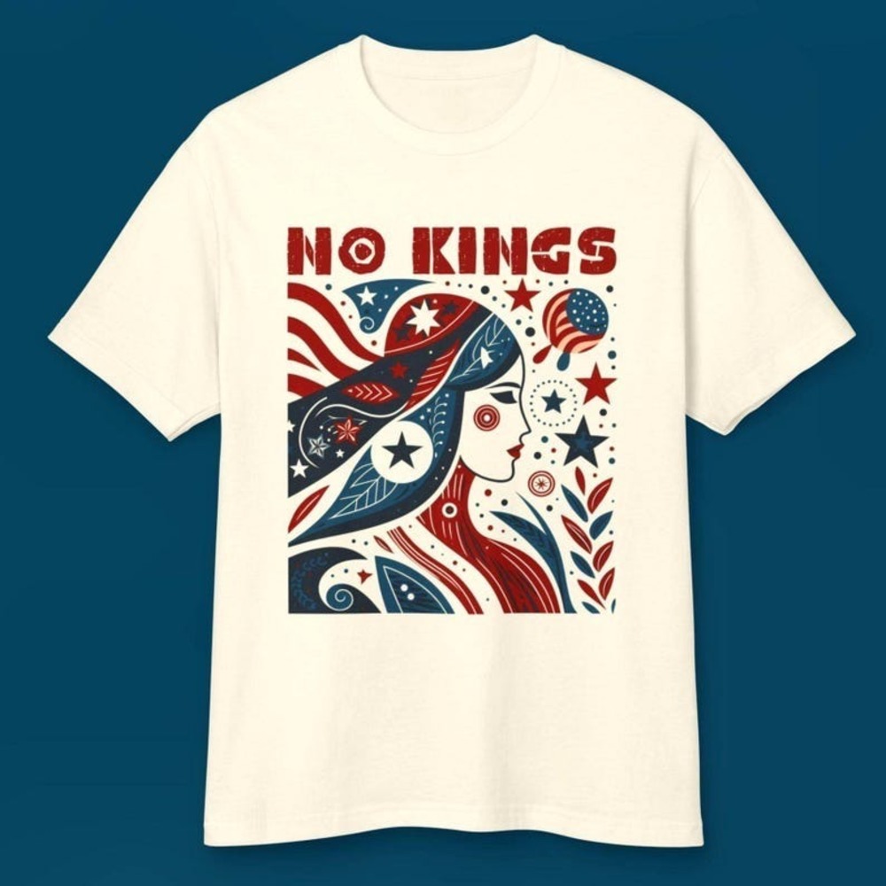 No Kings Activist T-Shirt, July 4 Protest Shirt